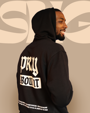 "Pray About It "Black & White Unisex Hoodie