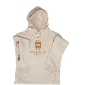 "His grace" Unisex Cream Hoodie